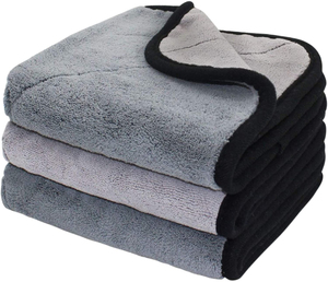 Serviettes de voiture : Produit le plus vendu – Serviette en microfibre à séchage rapide, toucher doux, chiffon de nettoyage sportif et rafraîchissant pour voiture - Product Image 5