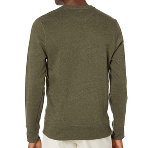 Sudadera de Cuello Redondo de Manga Larga para Hombre, 100% Algodón, Estilo Urbano, Diseño Liso Estampado para Invierno, Venta al Por Mayor - Product Image 2