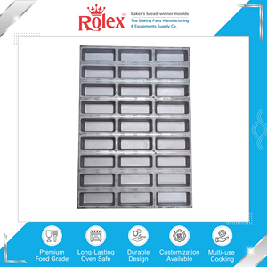 Made in India Globally Selling Washable Baking Dishes & Pans Alusteel Bar <b>Cake</b> Mould for 65 to 150 GMS at Low Market Price - Product Image 2