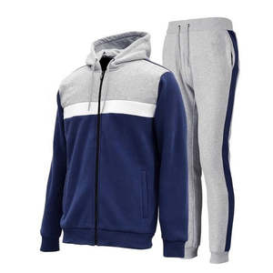 ชุดวอร์มผู้ชายผ้าโพลีเอสเตอร์ 100% สำหรับฤดูหนาว สไตล์ลำลอง ออกกำลังกาย วิ่งจ๊อกกิ้ง ระบายอากาศ กันลม ไร้ตะเข็บ ขายส่ง - Product Image 1