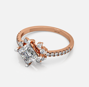 Anillo de Diamantes Starlight con Corte Princesa de 1.00 Quilates - Product Image 2