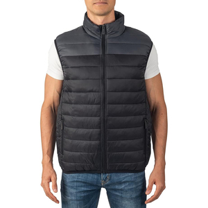 Gilet matelassé d'hiver imperméable sans manches pour homme, coupe-vent thermique, gilet d'extérieur durable avec fermeture éclair - Product Image 2