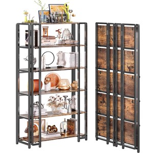 Aqdus Saleem PN-TIR-2418 Pine Wood Industrial Shelving Unit 4-Tier Metal Frame Wholesale Organizer - Product Image 3