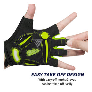 Gants de cyclisme pour hommes, gants d'été, fonction écran tactile, coupe-vent, antidérapants, pour vélo, fitness, sports de plein air, chariot - Product Image 6