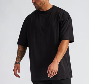 T-shirt en coton surdimensionné de qualité supérieure, effet délavé, fabricant de vêtements streetwear personnalisés - Product Image 3