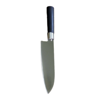 Couteau de chef en acier Damas forgé à la main, couteau de cuisine professionnel, lame en acier inoxydable 440C, finition haute brillance, manche en bois