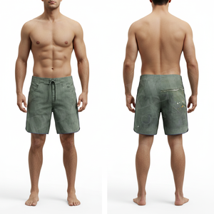 Shorts décontractés athlétiques en coton de haute qualité avec cordon de serrage, respirants, à séchage rapide, pour l'été, la gym, la course et l'entraînement, confortables - Product Image 2