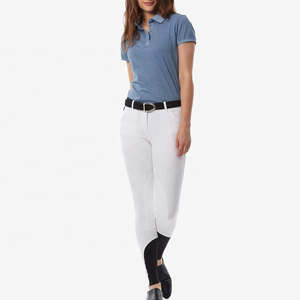 Polo d'équitation personnalisable en nylon pour femme, séchage rapide, sous-vêtement de base pour concours western - Product Image 3