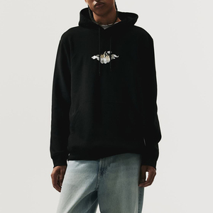 Vente en gros de sweats à capuche unisexes surdimensionnés en tissu polaire de haute qualité, personnalisables avec logo, 100% coton, avec poche - Product Image 2