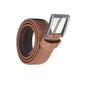 Cinturón de Cuero Premium, Cinturón de Cuero Liso, Cinturón de Cuero Elegante para la Oficina y Uso Diario, Cómodo - Product Image 2
