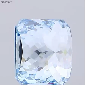 Aniva LB05 Diamant de laboratoire 10 carats, bleu vif fantaisie, taille radiant, certifié IGI, provenant du Gujarat, pour la fabrication de bijoux - Product Image 2