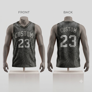 Camiseta de Baloncesto Personalizada para Hombre, sin Mangas, Cuello en V, Estampado Geométrico 23, Ropa Deportiva Transpirable de Malla, para Adultos, Todas las Temporadas - Product Image 1