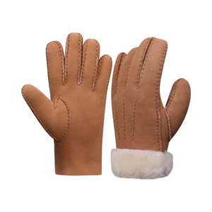 Gants en laine unie pour femmes, vente en gros |   Gants décontractés tricotés chauds pour l'hiver, longueur poignet |   Logo personnalisé OEM et ODM - Product Image 1