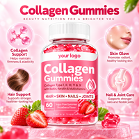 Gummies de Collagène Types I, II, III, V, X avec Biotine, Kératine et Multivitamines pour Cheveux, Peau, Ongles et Articulations – 60 Unités – Marque Privée OEM ODM