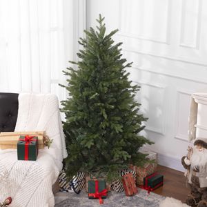 Albero di Natale Artificiale Pieghevole in Metallo da 1,5 m con 1309 Punte, Facile da Montare e con Articolazioni, per Casa, Ufficio e Festività - Product Image 1