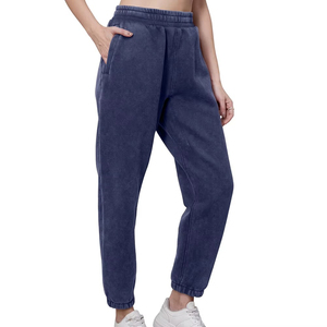 Custom Made <b>Women's</b> Winter Sportswear Joggers with Elastic Waist Side Pockets Windproof & Breathable Casual <b>Sweatpants</b> - Product Image 3