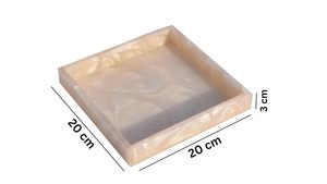 Juego de Accesorios de Baño de Resina, 4 Piezas, Juego de Baño Moderno con Bandeja, Dispensador de Jabón Líquido, Portacepillos de Dientes y Jabonera, Regalo de Lujo - Product Image 5