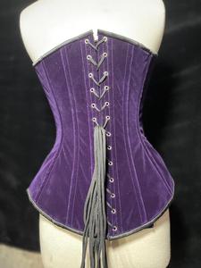 Top Corset de Terciopelo para Mujer, Estilo Club, 2026, Logotipo Personalizado, Botones, Diseño Personalizado, Ecológico, Ligero - Product Image 2
