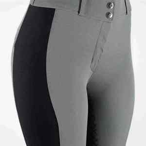 Pantalones de equitación para mujer con agarre de silicona en todo el asiento, logotipo personalizado, pantalones de equitación ecuestres - Product Image 5