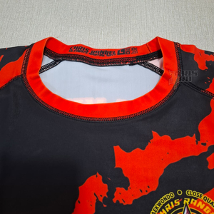 Maillot de compression BJJ MMA pour jeunes et enfants, sans Gi, pour grappling, en Spandex/Polyester écologique, entièrement personnalisable pour équipe - Product Image 3