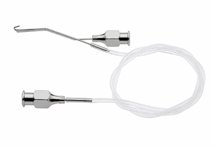 Cánula de Aspiración en Forma de J NAZIR HABIB, Acero Inoxidable de Primera Calidad, Instrumento Quirúrgico de Precisión para Microcirugía Oftálmica - Product Image 2