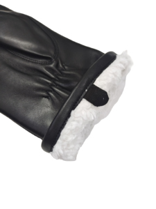 ถุงมือหนังแกะยาวสำหรับผู้หญิง ความยาวระดับข้อมือ นิ้วเต็ม นุ่ม ระบายอากาศได้ดี เป็นมิตรกับสิ่งแวดล้อม สวมใส่สบาย ทนทาน หรูหรา เหมาะสำหรับการเดินทางในฤดูหนาว - Product Image 5