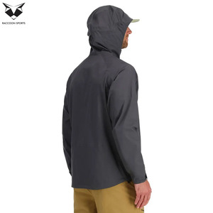 Premium Custom Fishing Jacket Waterproof <b>Windbreaker</b> Men's Outdoor Sport Hooded Fishing Coat Performance Apparel - Product Image 4