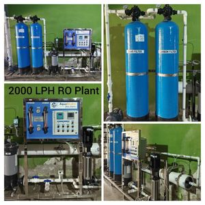 Planta de Tratamiento de Agua por Ósmosis Inversa (RO) AquaShakti 2000 LPH, Industrial y Comercial, 380V, Bomba Incluida, 500kg, 1 Año de Garantía - Product Image 4