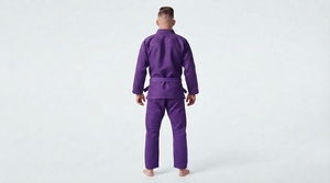 Men Sports Training Suit Long Sleeve <b>Wrap</b> Front Jacket And Matching Pants <b>For</b> Practice - Product Image 4