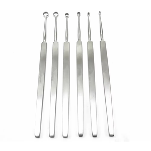 Curetas Dérmicas Fox ENT Dermatology de 3 mm, Curetas Quirúrgicas Manuales de Acero Inoxidable de Grado Médico, Curetas de Oído de la Mejor Calidad para Otología - Product Image 3