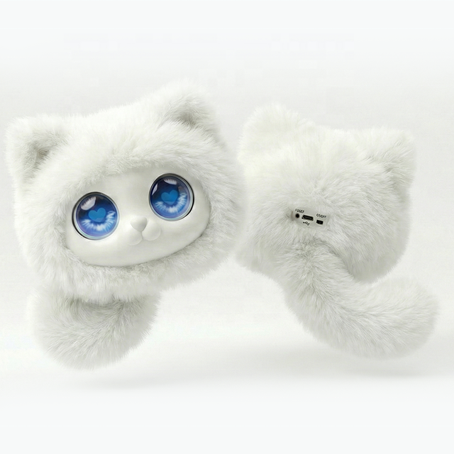Bear Little Electric Robot Smart Ai Toy Plush for Dog Chatgpt Companion Early Montessori Intelligent Soft Assistant Ai Toy Plush