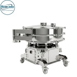Micron India - Máquina Industrial Automática Digital de Cribado por Vibración, Componentes Principales de Acero Inoxidable, Equipo de Cribado de Polvo para Alimentos - Product Image 3
