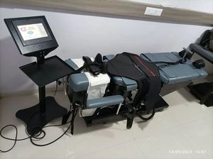 Premium High Functional Electric Stainless Steel Spine Decompression <b>Table</b> Medical <b>Operating</b> Surgical Bed Factory Direct Sales - Product Image 4