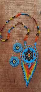 Conjunto de collar de cuentas premium diseñado para bodas tradicionales, fiestas y un estilo de joyería étnica elegante. - Product Image 4