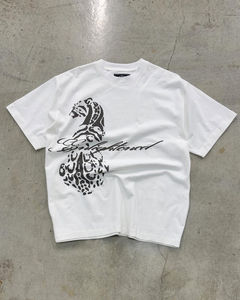 Fournisseur de premier plan, t-shirts pour hommes personnalisés, nouveau design, mode décontractée, imprimé en coton, été, blanc, manches courtes, chemise tendance, vêtements - Product Image 3
