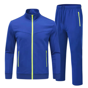 Conjunto Deportivo Premium para Hombre, Mezcla de Poliéster/Algodón, Informal, Transpirable, Ligero, para Entrenamiento de Invierno, con Bloques de Color - Product Image 4