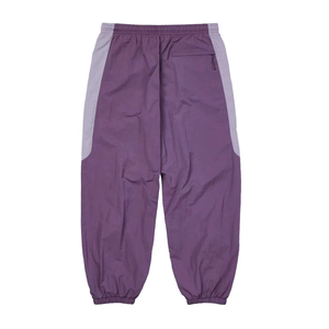 Unisex Purple <b>Polyester</b> <b>Tracksuit</b> Set Full Length Zipper Closure Sporty Style Lightweight Color Blocking Regular Fit Spring Wear - Product Image 3