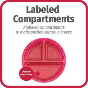 Set di Contenitori per Alimenti Senza BPA, Adatti a Microonde e Lavastoviglie, con Scomparti Etichettati e Organizzatori, Set di Stoviglie - Product Image 5