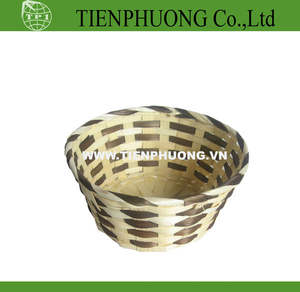 Plateau rectangulaire en bambou de haute qualité Owen Panier de rangement pour organisateur de cuisine fait à la main - Product Image 6