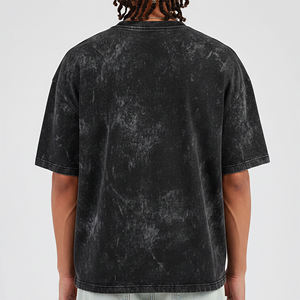 เสื้อยืดโอเวอร์ไซส์ผู้ชาย ดีไซน์ใหม่ ผ้าฝ้าย 100% พิมพ์ลายสกรีนโลโก้ตามสั่ง คอกลม แขนสั้น ผ้าเนื้อหนา - Product Image 2