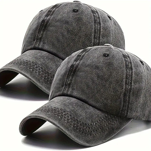 Wholesale Custom Fashion Vintage Simple Denim Ripped <b>Baseball</b> <b>Caps</b> for Men and Women 100% Acrylic Street Style Common Unisex - Product Image 3