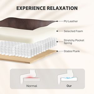 Poltrona Reclinabile Girevole Oversize Marrone con Massaggio, Riscaldamento, Poggiapiedi, Telecomando e Tasche Laterali - Product Image 6