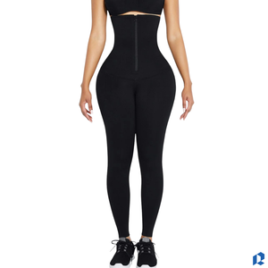 Women's Slim Fit Black Solid Firm Control Eco-Friendly High Compression Shapewear Export Quality Cotton Spandex Factory Direct - Product Image 5