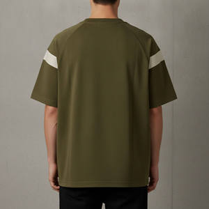 Camiseta de Alta Calidad con Logotipo Personalizado en Serigrafía, 220 g/m², 100% Algodón, Transpirable, Corte Holgado, Estilo Hip Hop, Ecológica, Tallas Grandes para Hombre - Product Image 5