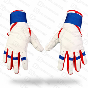 Professionnel 100% peau de vache Cabretta cuir Baseball Softball frappeur gants personnalisable léger droitier unisexe sport - Product Image 4