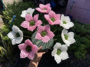 Branche de fleurs de marguerite en papier fait main, chrysanthème artificiel pour la décoration de mariage, de maison et de Noël - Product Image 1