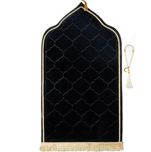 Hot Sale Foldable Prayer Rugs Backrest Foam Prayer Mats 2025 Wholesale Manufacturer <b>Islamic</b> Travel Polyester Custom Made - Product Image 1