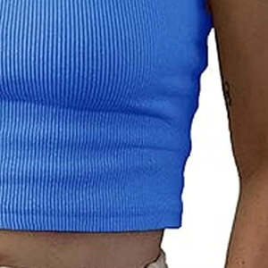 Débardeurs courts sans manches pour femmes en gros avec logo personnalisé – Nouvelle collection de crop tops tendance pour femmes - Product Image 5
