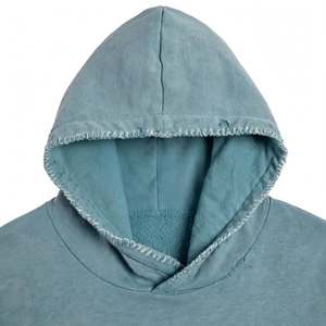 Sudadera con Capucha para Hombre, Estilo Deportivo, Transpirable, 100% Algodón Tejido, 340 GSM, Invierno, Último Modelo, Color Sólido, Personalizable - Product Image 5