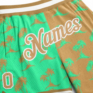 Shorts de basket-ball vintage personnalisés en mesh pour hommes, uniformes d'équipe, fabricant et fournisseur de vêtements de sport OEM ODM, nouveaux modèles personnalisés pour jeunes, dernières tendances - Product Image 5